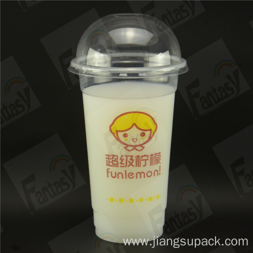 Disposable pp blister plastic cold hot drinks cup